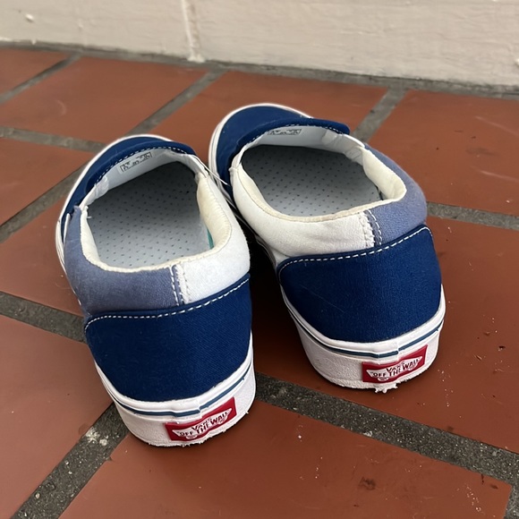 Vans classic slides blue comfy cush kids 3.5 - Picture 2 of 6